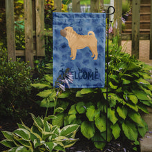 Load image into Gallery viewer, Shar Pei Welcome Garden Flag – Decorative Outdoor Yard Flag CK6266GF