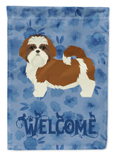 Load image into Gallery viewer, Shih Tzu Welcome Garden Flag – Decorative Outdoor Yard Flag CK6267GF
