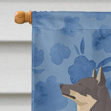 Load image into Gallery viewer, Swedish Vallhund Welcome Flag Canvas House Size CK6270CHF
