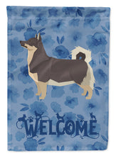 Load image into Gallery viewer, Swedish Vallhund Welcome Garden Flag – Decorative Outdoor Yard Flag CK6270GF