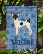 Load image into Gallery viewer, Toy Fox Terrier Welcome Garden Flag – Decorative Outdoor Yard Flag CK6271GF