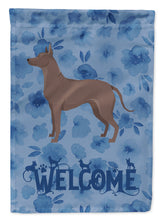 Load image into Gallery viewer, Mexican Hairless Dog Xolo Welcome Flag Canvas House Size CK6274CHF