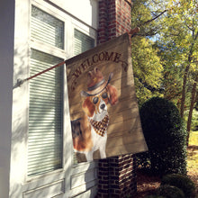 Load image into Gallery viewer, Beagle Country Dog Flag Canvas House Size CK6282CHF