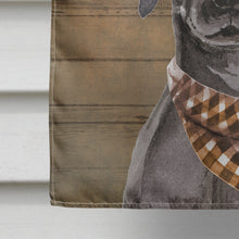 Load image into Gallery viewer, Black Labrador Retriever Country Dog Flag Canvas House Size CK6288CHF