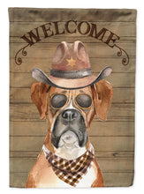 Load image into Gallery viewer, Boxer Country Dog Flag Canvas House Size CK6293CHF