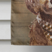 Load image into Gallery viewer, Brown Cockapoo Country Dog Flag Canvas House Size CK6295CHF