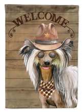 Load image into Gallery viewer, Chinese Crested Country Dog Flag Canvas House Size CK6306CHF