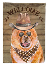 Load image into Gallery viewer, Chow Chow Country Dog Flag Canvas House Size CK6307CHF
