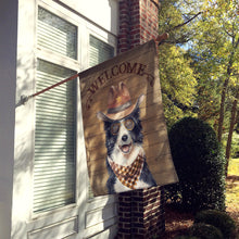 Load image into Gallery viewer, Border Collie Country Dog Flag Canvas House Size CK6319CHF