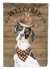 Load image into Gallery viewer, English Pointer Country Dog Flag Canvas House Size CK6329CHF