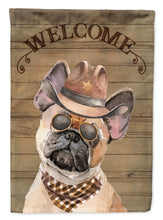 Load image into Gallery viewer, Fawn French Bulldog Country Dog Flag Canvas House Size CK6330CHF