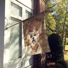 Load image into Gallery viewer, Goldendoodle Country Dog Flag Canvas House Size CK6332CHF