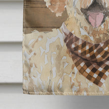 Load image into Gallery viewer, Goldendoodle Country Dog Flag Canvas House Size CK6332CHF