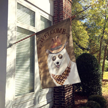 Load image into Gallery viewer, Japanese Spitz Country Dog Flag Canvas House Size CK6337CHF