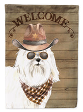 Load image into Gallery viewer, Maltese #2 Country Dog Flag Canvas House Size CK6342CHF