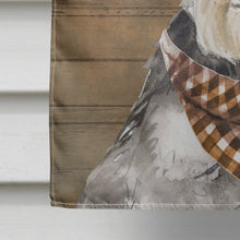 Load image into Gallery viewer, Schnauzer Country Dog Flag Canvas House Size CK6343CHF