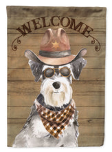 Load image into Gallery viewer, Schnauzer Country Dog Flag Canvas House Size CK6343CHF