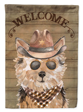 Load image into Gallery viewer, Norfolk Terrier Country Dog Flag Canvas House Size CK6345CHF