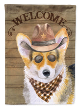 Load image into Gallery viewer, Pembroke Welsh Corgi Country Dog Flag Canvas House Size CK6346CHF