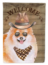 Load image into Gallery viewer, Pomeranian Spitz Country Dog Flag Canvas House Size CK6348CHF