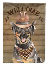 Load image into Gallery viewer, Rottweiler Country Dog Flag Canvas House Size CK6353CHF