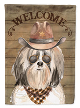 Load image into Gallery viewer, Shih Tzu #2 Country Dog Flag Canvas House Size CK6362CHF