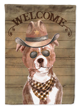 Load image into Gallery viewer, Staffordshire Bull Terrier #3 Country Dog Flag Canvas House Size CK6367CHF