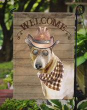 Load image into Gallery viewer, Thai Ridgeback Cowboy Dog Welcome Garden Flag – Western-Style Dog with Hat &amp; Sunglasses CK6368GF