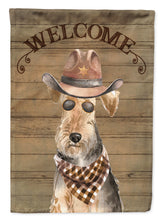 Load image into Gallery viewer, Welsh Terrier Country Dog Flag Canvas House Size CK6373CHF