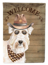 Load image into Gallery viewer, Wheaten Terrier Country Dog Flag Canvas House Size CK6376CHF