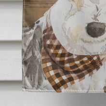 Load image into Gallery viewer, Fox Terrier Country Dog Flag Canvas House Size CK6378CHF