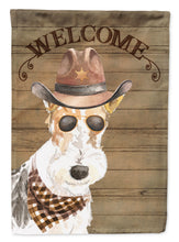 Load image into Gallery viewer, Fox Terrier Country Dog Flag Canvas House Size CK6378CHF
