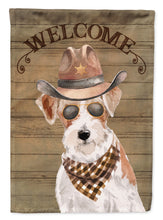 Load image into Gallery viewer, Jack Russell Terrier Country Dog Flag Canvas House Size CK6379CHF