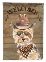 Load image into Gallery viewer, Yorkshire Terrier #2 Country Dog Flag Canvas House Size CK6380CHF