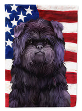 Load image into Gallery viewer, Affenpinscher American Flag Flag Canvas House Size CK6382CHF
