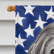 Load image into Gallery viewer, Afghan Hound American Flag Flag Canvas House Size CK6383CHF