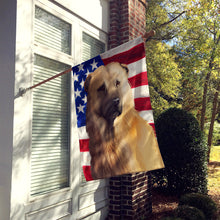 Load image into Gallery viewer, Afghan Shepherd American Flag Flag Canvas House Size CK6384CHF