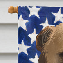 Load image into Gallery viewer, Afghan Shepherd American Flag Flag Canvas House Size CK6384CHF