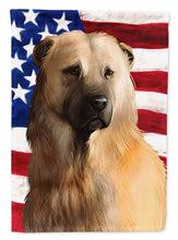 Load image into Gallery viewer, Afghan Shepherd American Flag Flag Canvas House Size CK6384CHF