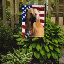Load image into Gallery viewer, Afghan Shepherd American Flag Garden Flag - Outdoor Decorative Yard Flag CK6384GF