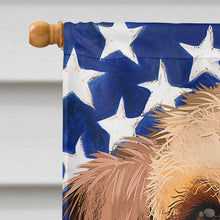 Load image into Gallery viewer, Airedale Terrier American Flag Flag Canvas House Size CK6385CHF