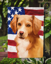 Load image into Gallery viewer, Alopekis Dog American Flag Garden Flag - Outdoor Decorative Yard Flag CK6391GF