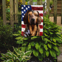 Load image into Gallery viewer, Alpine Dachsbracke American Flag Garden Flag - Outdoor Decorative Yard Flag CK6392GF