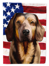 Load image into Gallery viewer, Alpine Dachsbracke American Flag Garden Flag - Outdoor Decorative Yard Flag CK6392GF