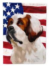 Load image into Gallery viewer, Alpine Mastiff American Flag Flag Canvas House Size CK6393CHF