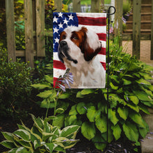 Load image into Gallery viewer, Alpine Mastiff American Flag Garden Flag - Outdoor Decorative Yard Flag CK6393GF