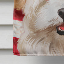 Load image into Gallery viewer, Alpine Spaniel American Flag Flag Canvas House Size CK6394CHF