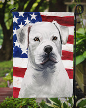 Load image into Gallery viewer, American Bulldog American Flag Garden Flag - Outdoor Decorative Yard Flag CK6395GF