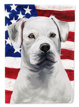 Load image into Gallery viewer, American Bulldog American Flag Garden Flag - Outdoor Decorative Yard Flag CK6395GF
