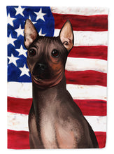 Load image into Gallery viewer, American Hairless Terrier American Flag Garden Flag - Outdoor Decorative Yard Flag CK6400GF